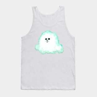 Cute cloudy face bear Tank Top